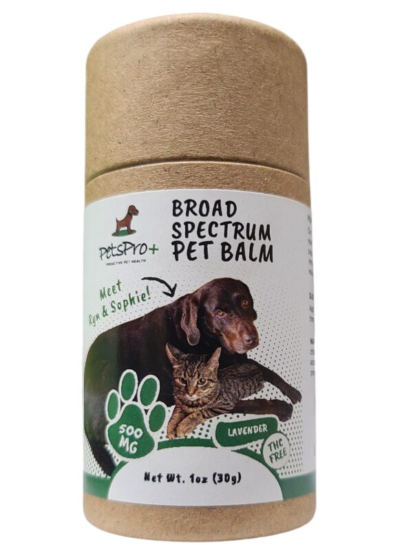 Broad Spectrum Pet Balm in Brown Packaging