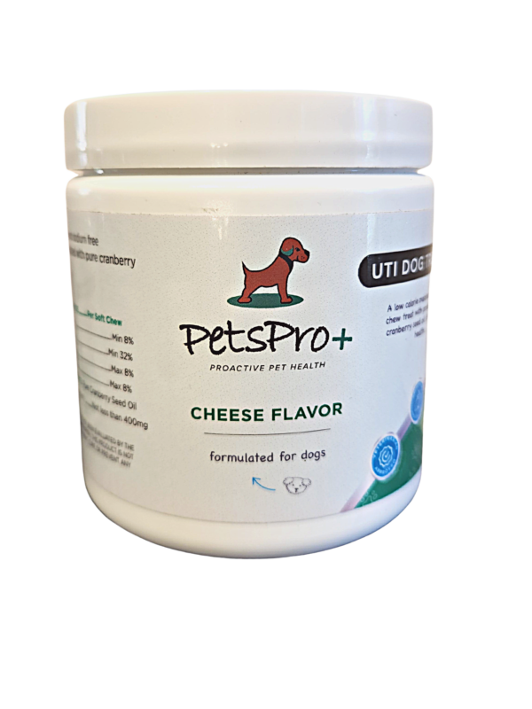 UTI Pet Chews in Cheese Flavor for Dogs