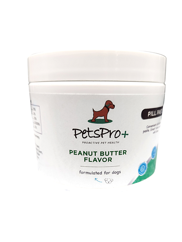 Pill Paste White Jar in Peanut Butter Flavor